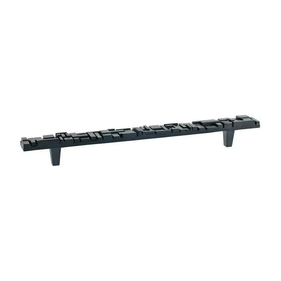 Du Verre Hardware - Offset Pull - DVOF05-BM | Montreal Lighting & Hardware