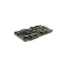 Du Verre Hardware - Offset Rectangle Pull - DVOF04-AB | Montreal Lighting & Hardware