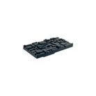 Du Verre Hardware - Offset Rectangle Pull - DVOF04-BM | Montreal Lighting & Hardware