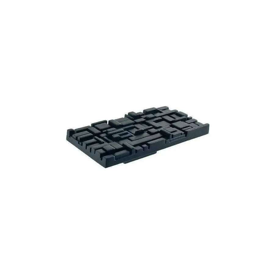Du Verre Hardware - Offset Rectangle Pull - DVOF04-BM | Montreal Lighting & Hardware