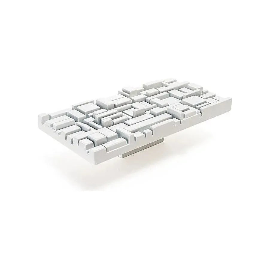 Du Verre Hardware - Offset Rectangle Pull - DVOF04-WH | Montreal Lighting & Hardware