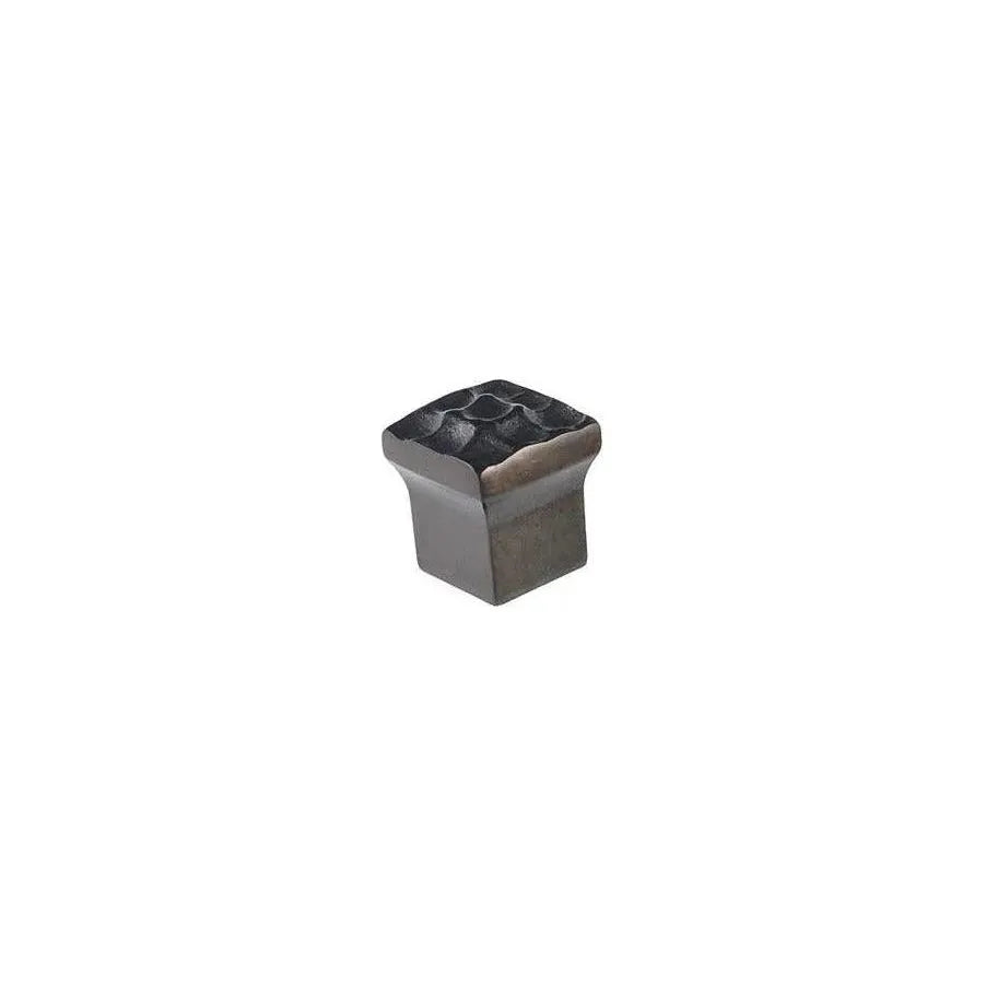 Du Verre Hardware - Pomegranate Square Knob - DVP08-ORB | Montreal Lighting & Hardware