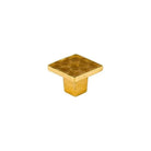 Du Verre Hardware - Pomegranate Square Knob - DVP11-SB | Montreal Lighting & Hardware