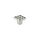 Du Verre Hardware - Pomegranate Square Knob - DVP11-SN | Montreal Lighting & Hardware