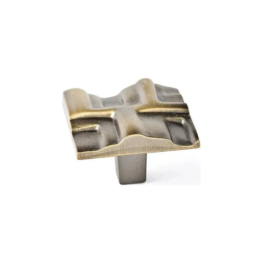 Du Verre Hardware - Rio Knob - DVRIO03-AB | Montreal Lighting & Hardware