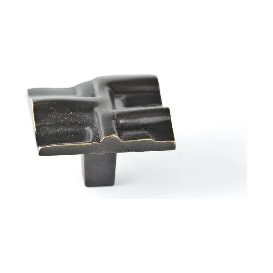 Du Verre Hardware - Rio Knob - DVRIO03-AB | Montreal Lighting & Hardware