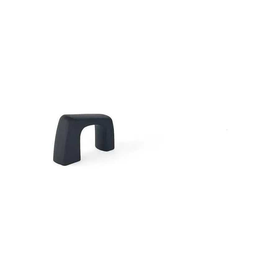 Du Verre Hardware - Rise Finger Pull - DVRS01-BM | Montreal Lighting & Hardware