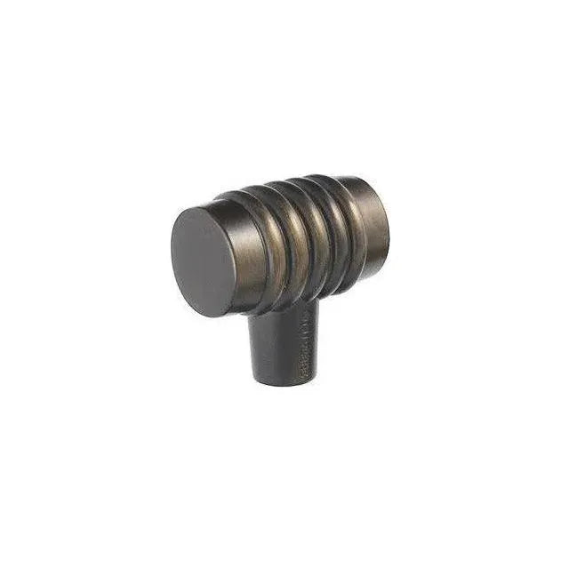 Du Verre Hardware - Stacked T Knob - DVSTK02-ORB | Montreal Lighting & Hardware