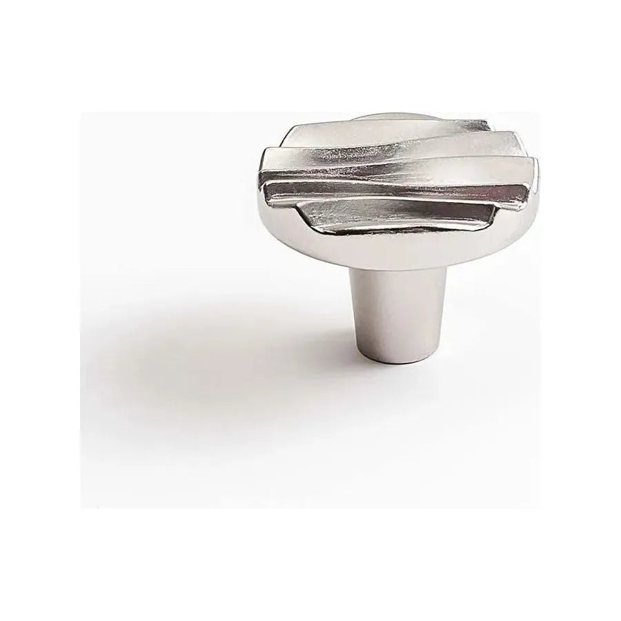 Du Verre Hardware - Wave Round Knob - DVWA01-SN | Montreal Lighting & Hardware