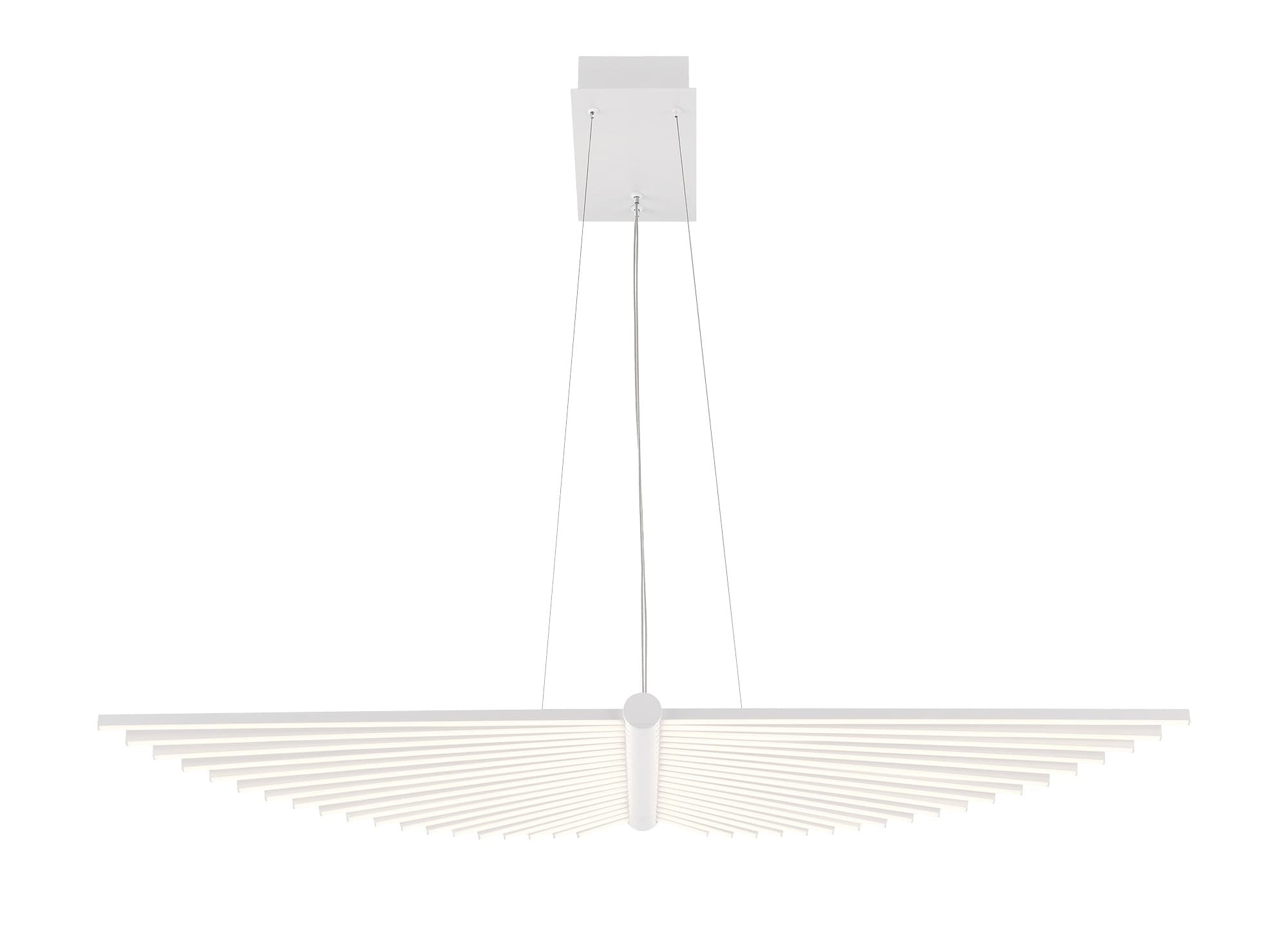 Eurofase 46841-032 Seraph LED Linear Chandelier in White
