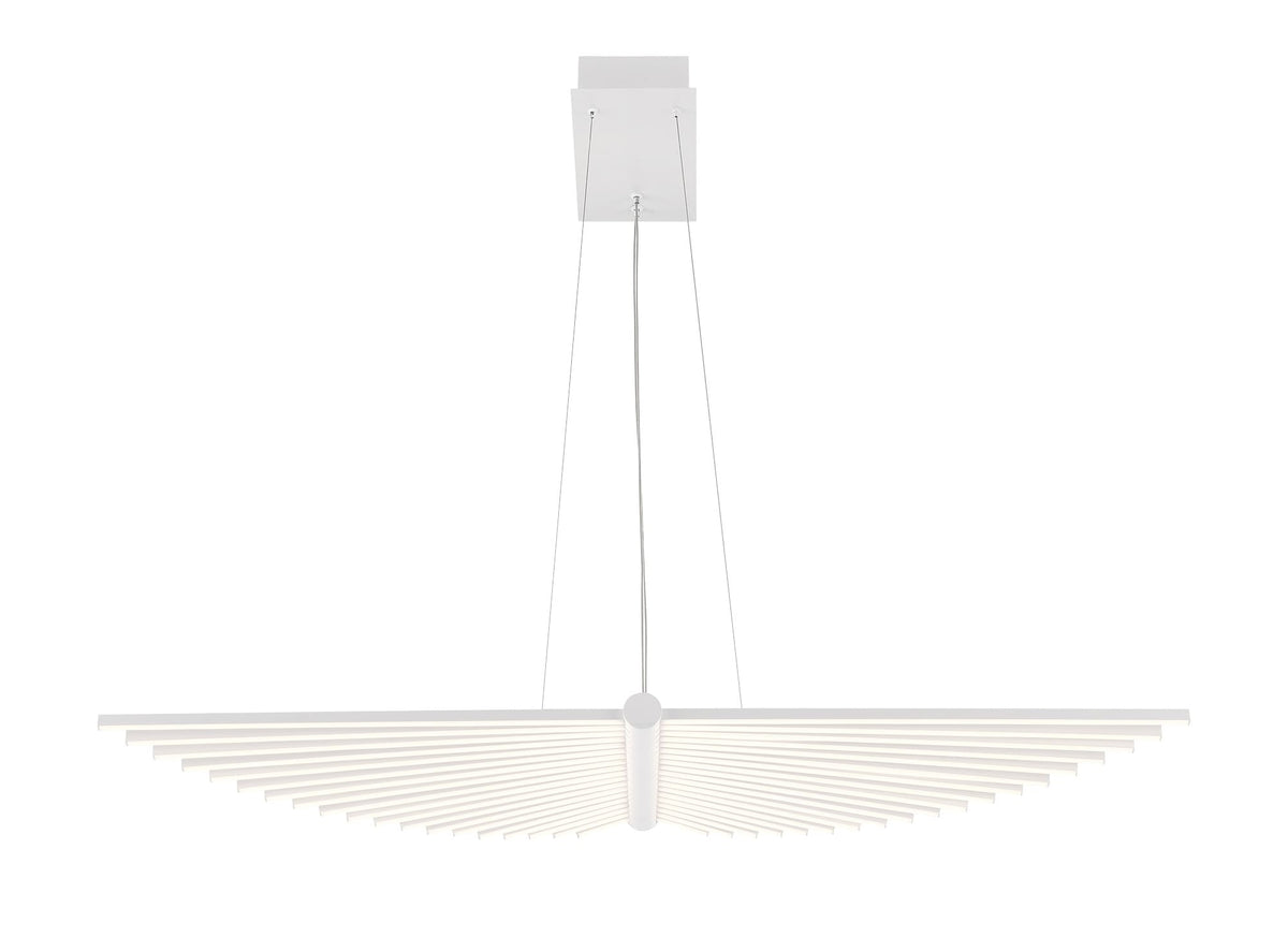 Eurofase 46841-032 Seraph LED Linear Chandelier in White