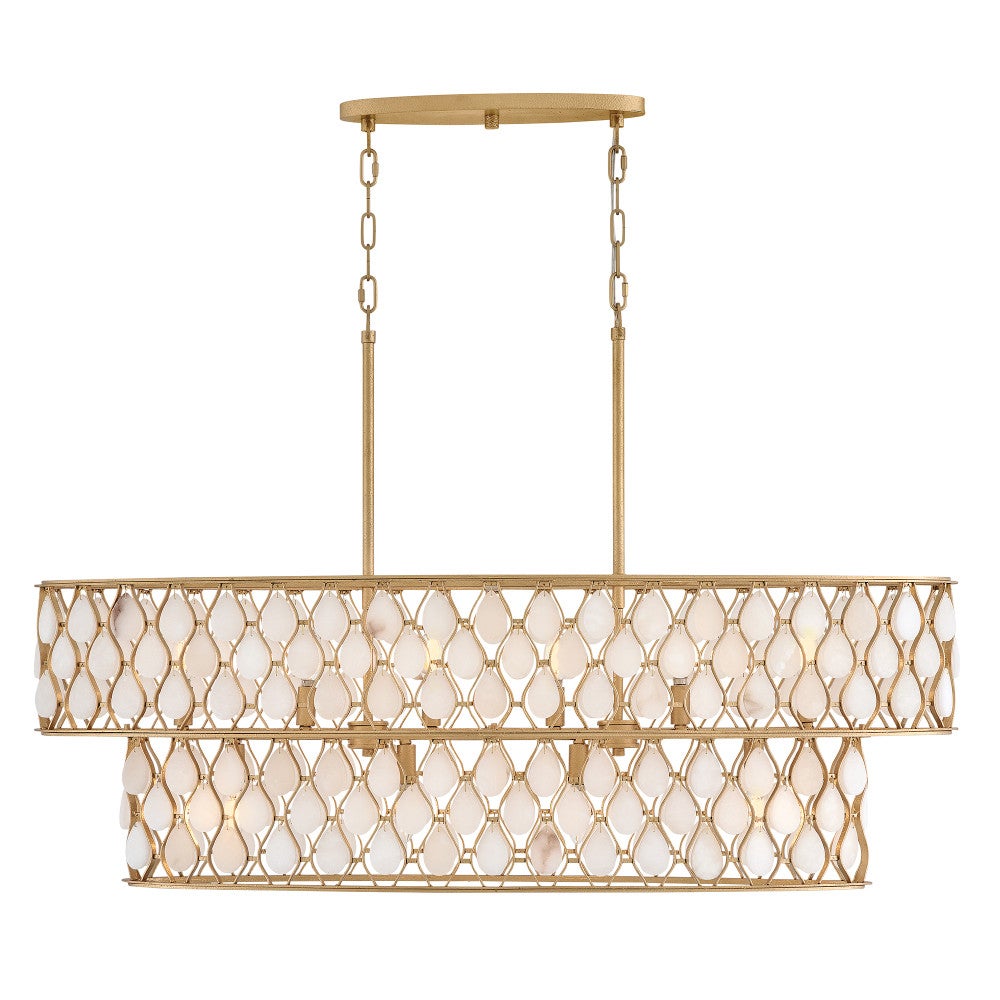 Fredrick Ramond FR41509PI Estie Alabaster Linéaire en Piastra Gold