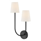 Applique double Lark 84262BK Cora en noir