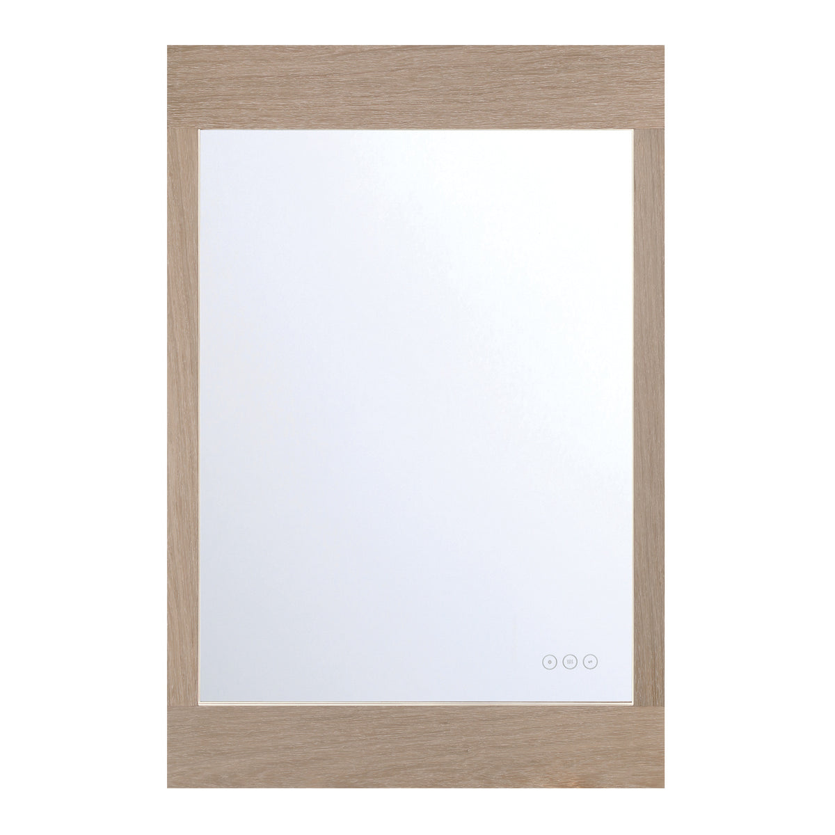 Eurofase 48509-028 Mogano LED Wood Mirror in White Oak