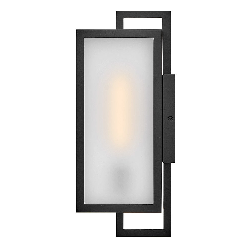 Lanterne murale Halden Lark 82070BK, couleur noire