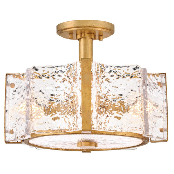 Florian Water Glass Semi-Flush
