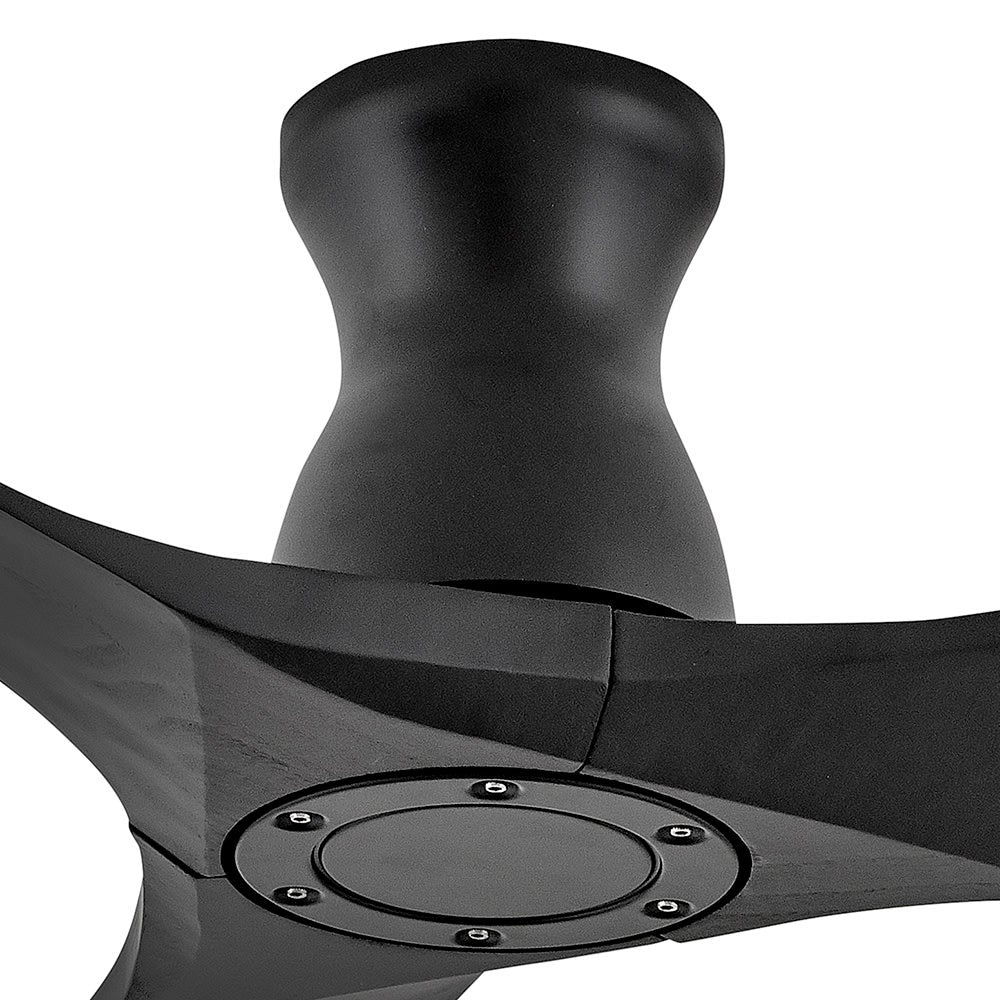 Luminaire encastré intelligent à DEL Hinkley Lighting 903456FBB-LDD Swell Ventilateur  en noir mat