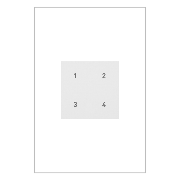 adorne® Wired Smart Scene Controller with Netatmo