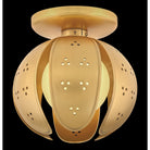 Fredrick Ramond FR46962UB-LL Anthos LED Semi-Flush Mount in Unlacquered Brass