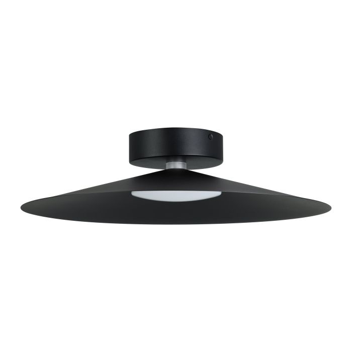 Thesis Lighting 902182A Conomavilla LED Flush Mount in Textured Black