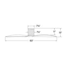 Luminaire encastré intelligent à DEL Hinkley Lighting 943160FMM-LDD Marin Ventilateur  en bronze mat métallisé