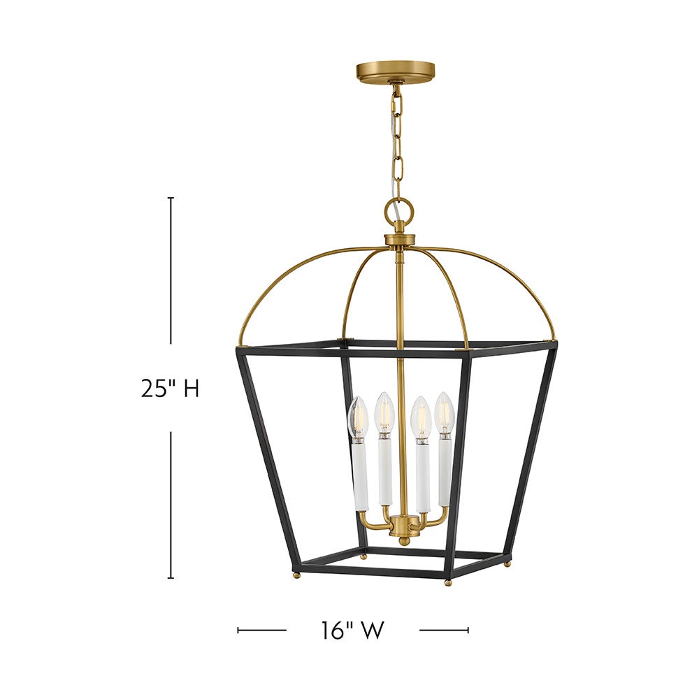 Lanterne Tate Lark 84274BK-LCB Suspension en noir