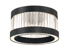 Eurofase 49355-024 Empra LED Cristal Plafonnier en noir mat