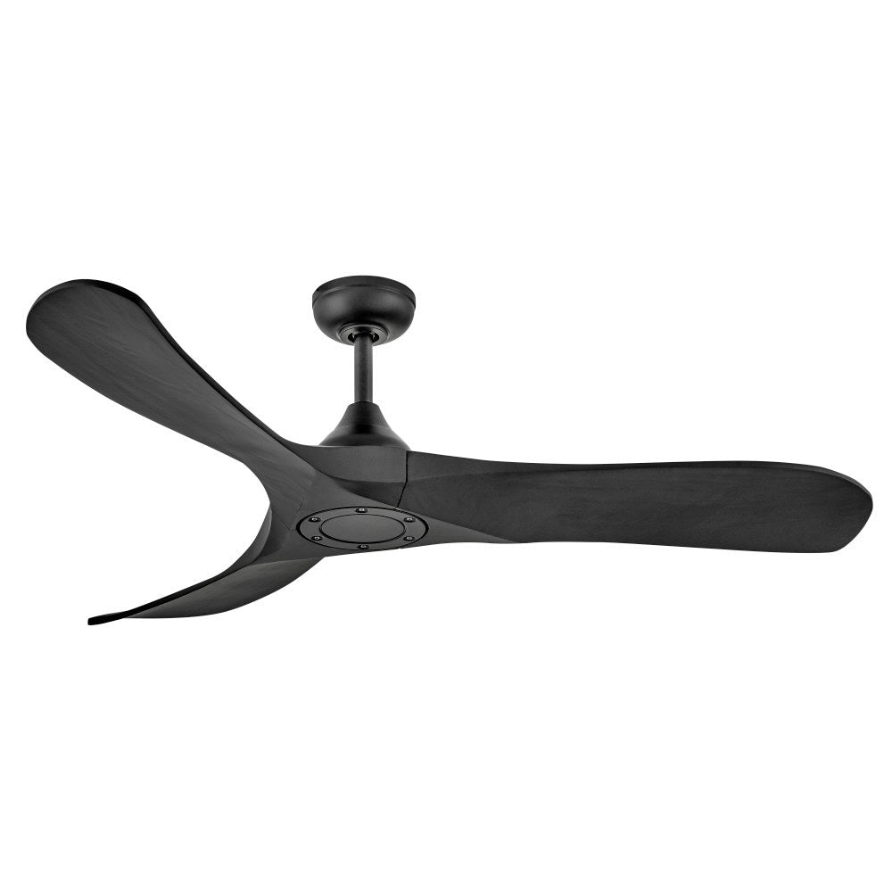 Luminaire intelligent à DEL Hinkley Lighting 903856FBB-LDD Swell Ventilateur  en noir mat