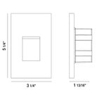 Eurofase 36051-022 MALADA LED Encastrable Noir