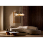 Fredrick Ramond FR41926DA Seraphina Drum Chandelier in Distressed Brass