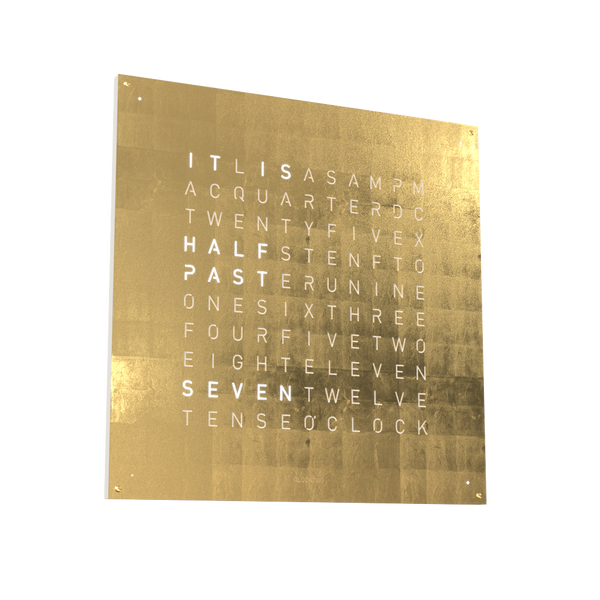 QLOCKTWO EARTH 90 Creator's Edition Gold