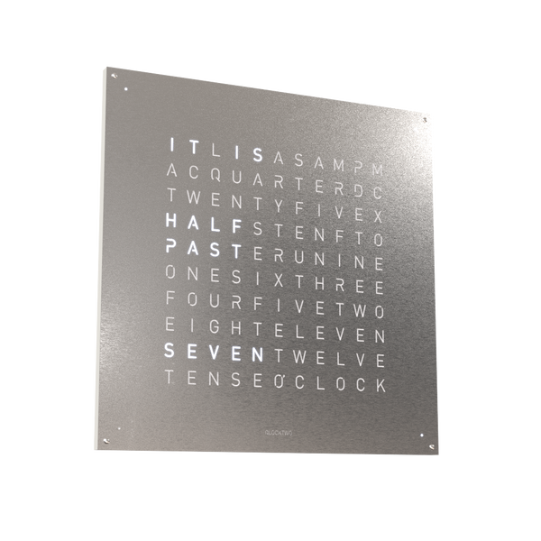 Série Acier QLOCKTWO EARTH 90