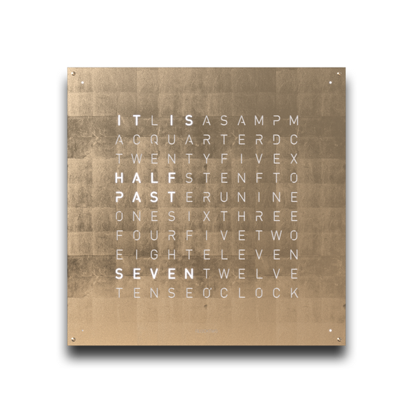 QLOCKTWO EARTH 90 Édition Créateur Or Lunaire