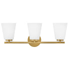 Meuble-lavabo Lark 85423LCB Bri en laiton laqué