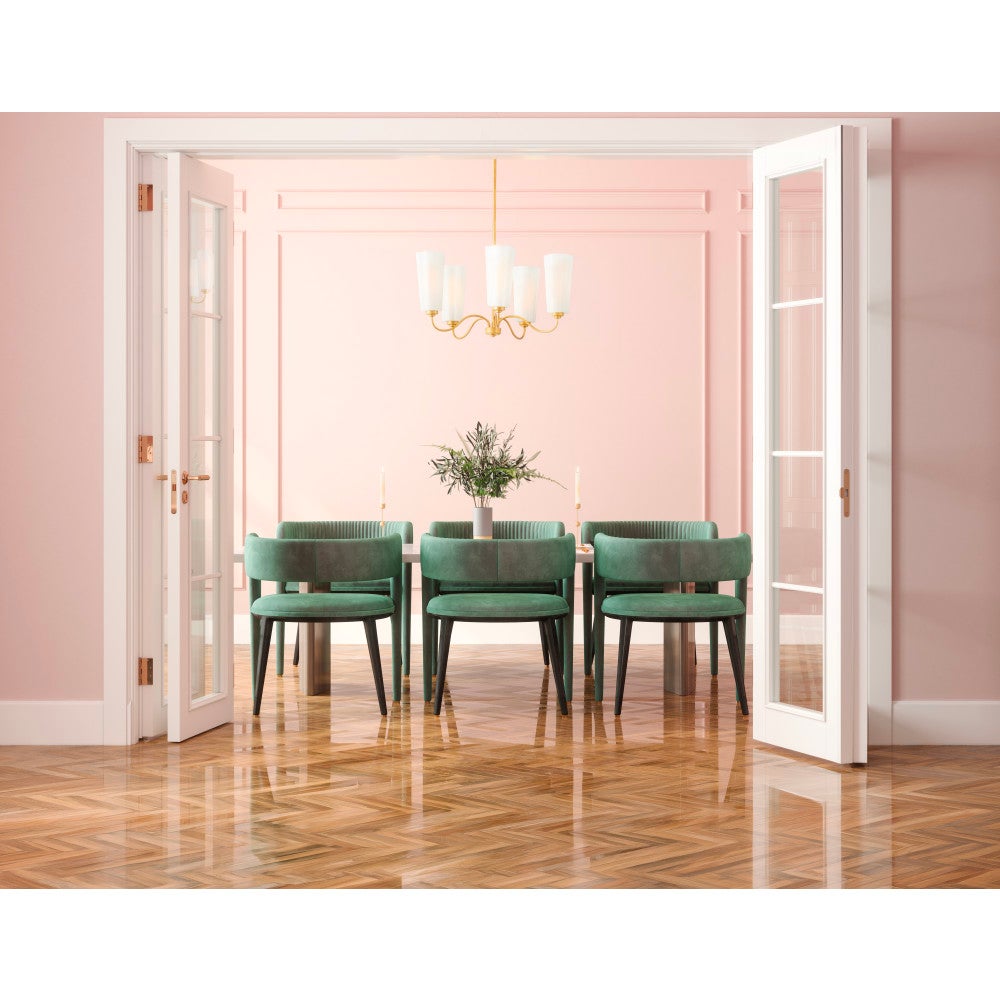Lark 83715DA Honey Chandelier in Distressed Brass