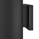 Luminaire Hinkley Lighting 13598BK-LL Silo LED Up/Down Murale en noir