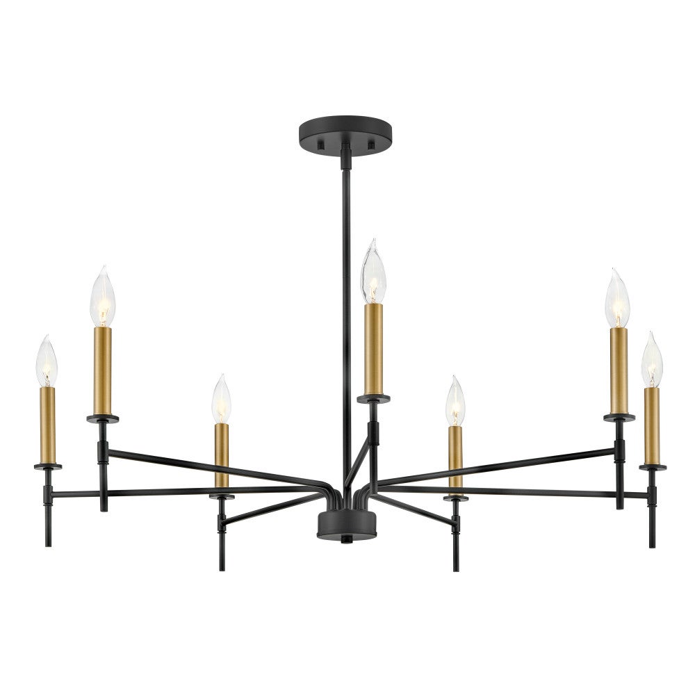 Lark 83077BK Hux Chandelier 83077 in Black