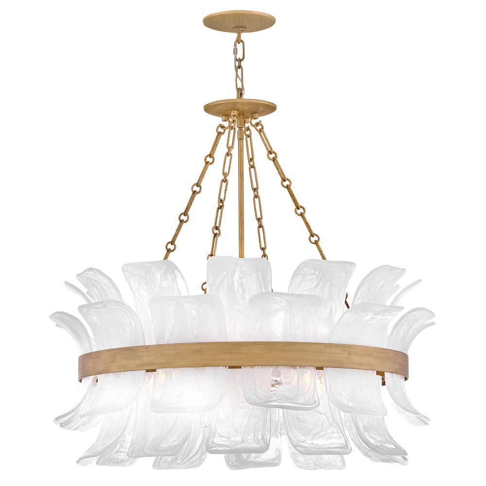 Fredrick Ramond FR46914BNG Fleur Pendant in Burnished Gold