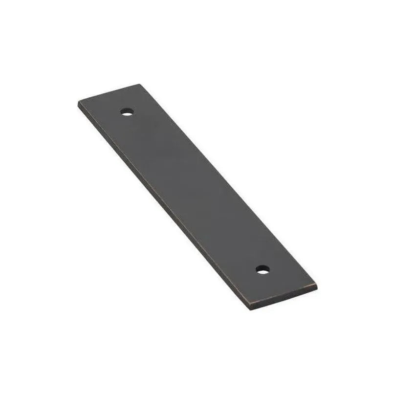 Emtek - Art Deco Rectangular Back Plate for Pull - 86435US10B | Montreal Lighting & Hardware