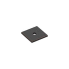 Emtek - Art Deco Square Back Plate for Knob - 86434US10B | Montreal Lighting & Hardware