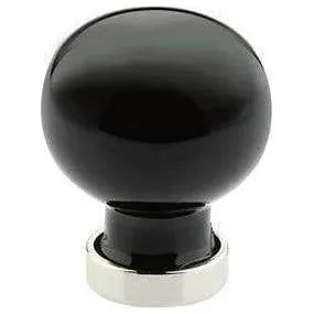 Emtek - Bristol Crystal Knob - Black - 86533US15 | Montreal Lighting & Hardware