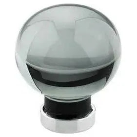 Emtek - Bristol Crystal Knob - Smoke - 86529US15 | Montreal Lighting & Hardware