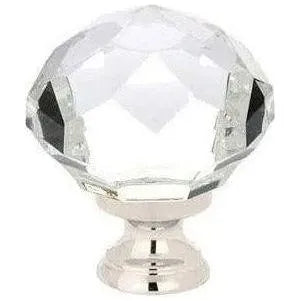 Emtek - Diamond Crystal Knob - 86003US14 | Montreal Lighting & Hardware