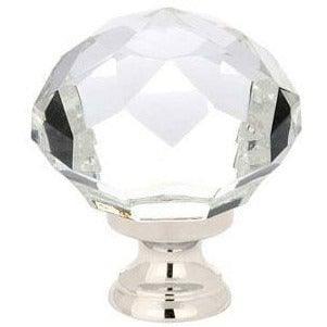 Emtek - Diamond Crystal Knob - 86003US14 | Montreal Lighting & Hardware