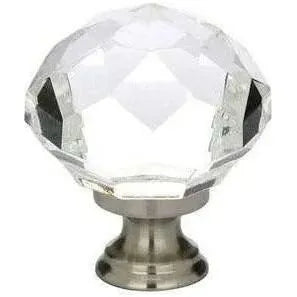 Emtek - Diamond Crystal Knob - 86003US15 | Montreal Lighting & Hardware