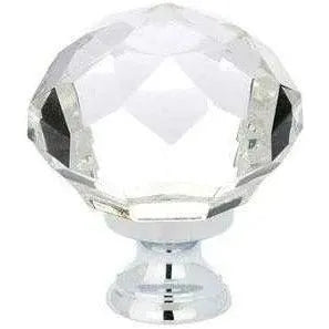 Emtek - Diamond Crystal Knob - 86003US26 | Montreal Lighting & Hardware