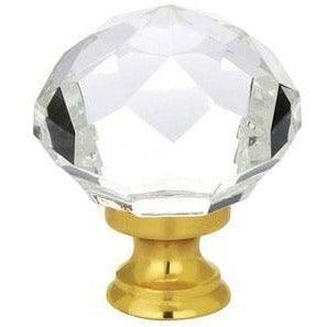 Emtek - Diamond Crystal Knob - 86003US3 | Montreal Lighting & Hardware