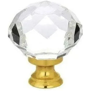 Emtek - Diamond Crystal Knob - 86003US3 | Montreal Lighting & Hardware
