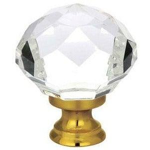 Emtek - Diamond Crystal Knob - 86003US7 | Montreal Lighting & Hardware