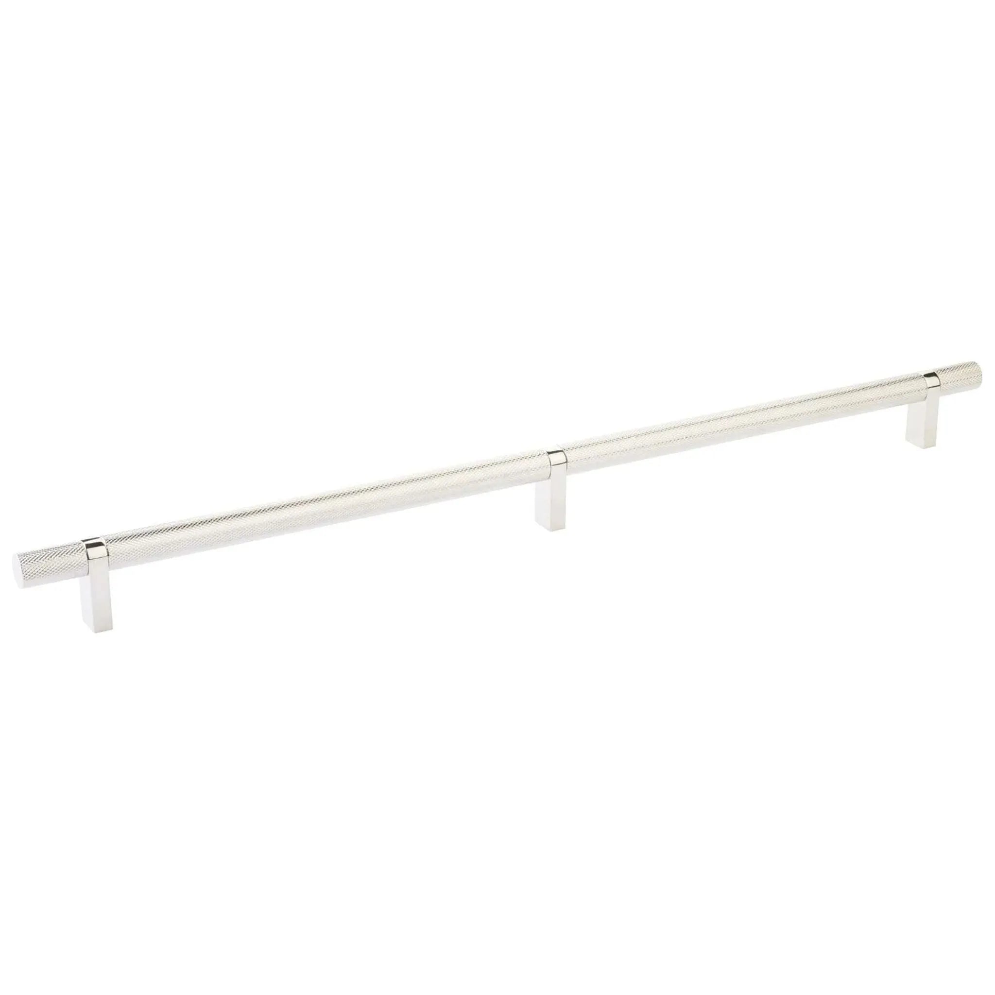 Emtek - Emtek Select Bar Cabinet Pull Knurled Bar - 84159.RCBUS14.KNUS14 | Montreal Lighting & Hardware
